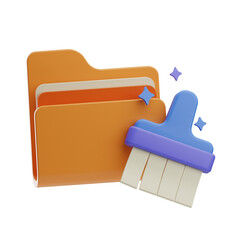 Folder with Stamp and Paper