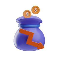 Financial Decline Illustration