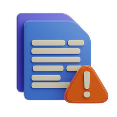 Document with Warning Icon