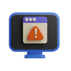 Computer Security Warning Icon