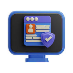 Social Media Profile Verification Icon