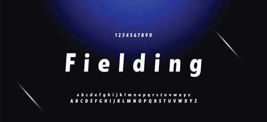 Abstract minimal future alphabet fonts. simple typography sport future creative font . vector illustrator © ch