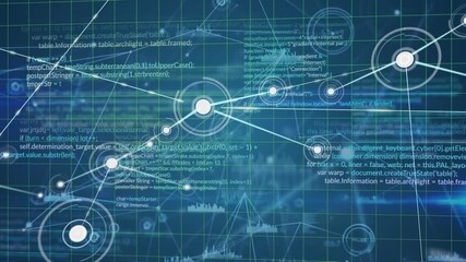 A digital interface with global connections and data processing - Powered by Adobe