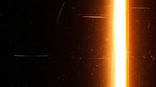 Vintage film strip burn texture with light leaks and sprocket holes - Powered by Adobe