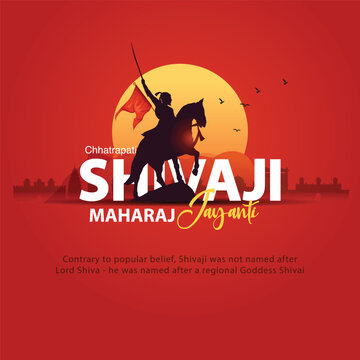 19th February Happy Shivaji jayanti. abstract vector illustration design