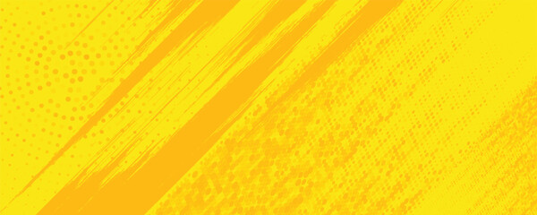 Modern Retro comic yellow background raster gradient halftone stock vector sports