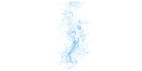 Graceful blue smoke wisps ascend flowing dynamically on a deep black backdrop Ethereal vapor effect mysterious artistic