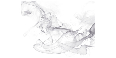Wispy white smoke swirls gracefully on a dark black background ethereal delicate vapor texture flowing seamless abstract