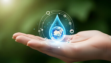 World water day conserve water preserve life on earth with sustainable practices