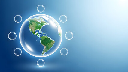 World water day conserve water protect our planet earth