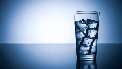 World water day refreshing hydration with a glass of cold water