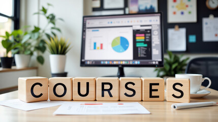 Educational training courses provide online learning and skill development for career advancement to help employees gain knowledge to succeed in business through remote study and certification