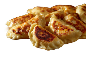 Cheese Pierogi isolated on transparent background
