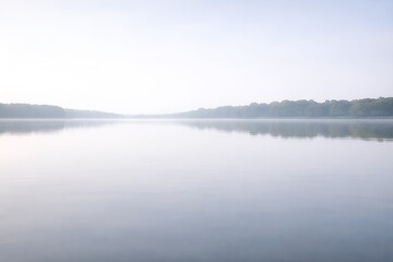 Fototapeta premium fog on the lake