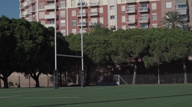 Valencia, spain - 2 sep 2025 Turia Athletics Stadium