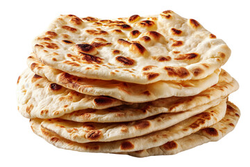 Pocket Pita Bread isolated on transparent background