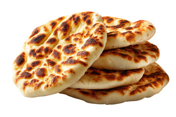 Delicious Pita Bread isolated on transparent background