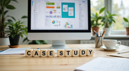 Case study research involves analyzing real business scenarios and data to demonstrate the effectiveness of a marketing strategy or management solution for future project implementation success