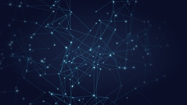 Abstract technology background with connecting lines