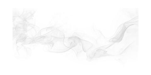 Graceful white smoke flowing abstractly on black ethereal vapor swirls for mystical atmospheric designs elegant texture