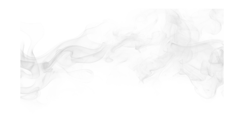 Ethereal flowing white smoke against black background abstract design element Dynamic fluid vapor texture for graphic