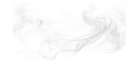 Ethereal white smoke patterns gracefully swirling on a dark black background abstract vapor texture soft dreamy