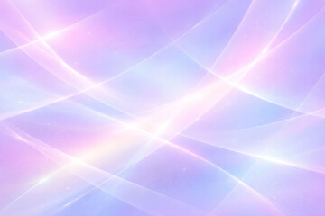 ホログラフィックなオーロラカラーの半透明レイヤー背景｜幾何学的でモダンな広告向けソフトテクスチャ