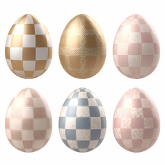 Creative Easter Illustration Combining Chess and Holiday Symbols