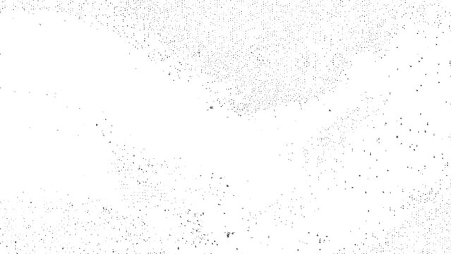 Gray spray paint splatter on white surface