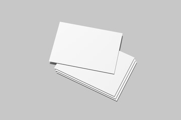 A5 Flyer Landscape Blank Mockup