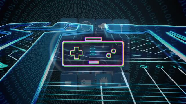 Animation of data processing over tools