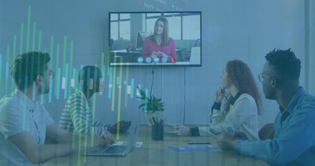 Diverse team collaborates online in a global medicine venture. - Powered by Adobe