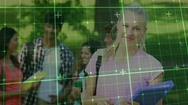 Animation of data processing over diverse students