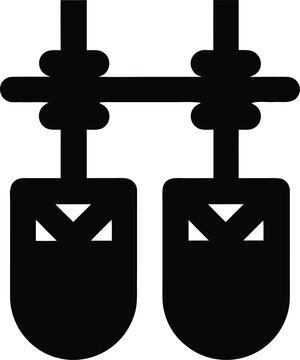 west african adire tying stone silhouette vector illustration on transparent background