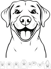 labrador, picture, clipart, illustration, Design, dog, Puppy