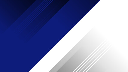 Blue and white diagonal abstract modern background