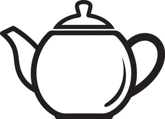 Obraz premium Teapot Kettle Vector Bundle