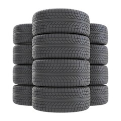 Symmetry in Motion: Tire Towers of Power