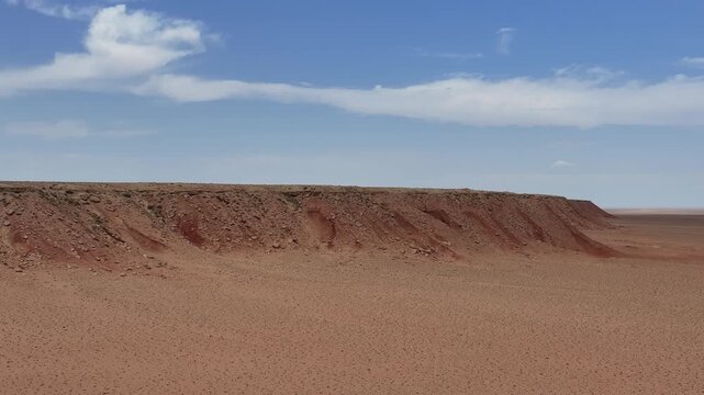 Red Mountain Desert Landscape Inner Mongolia China
