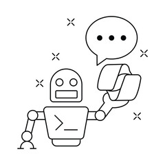 AI Copilot Assistant Icon. Vector Design