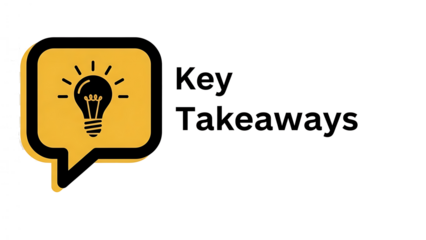 Innovative ideas and key takeaways concept with lightbulb