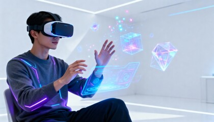 De ontwerper van de toekomst is een creatieve professional, omringd door holografische interfaces