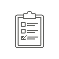 Fototapeta premium to do list clipboard Icon flat vector design