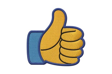 Thread of Approval: The Embroidered Thumbs-Up
