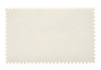 Fototapeta premium A beige colored paper rectangle with a wavy cut edge isolated on transparent background