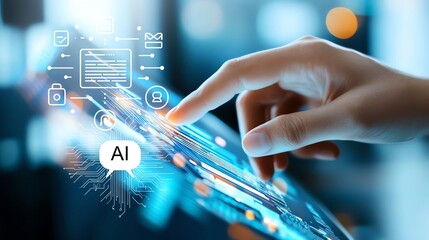 Digital Qualitative Research and AI Data Collection on Tablet Interface