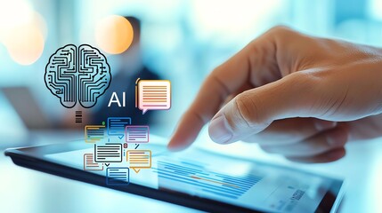 Digital Qualitative Research tech and AI Data Collection on Tablet Interface