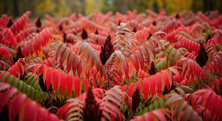 Fototapeta premium Colorful Succulent Plants in a Garden Scene.