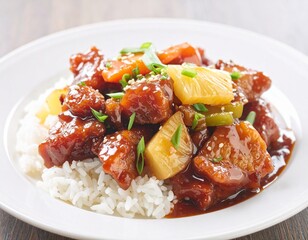 Sweet & Sour Pork &mdash; Real Glaze Cling