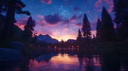 Camping Season Timelapse Over Yosemite Valle 48684259